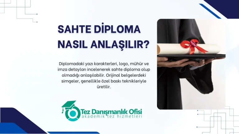 Sahte Diploma Nasıl Anlaşılır?